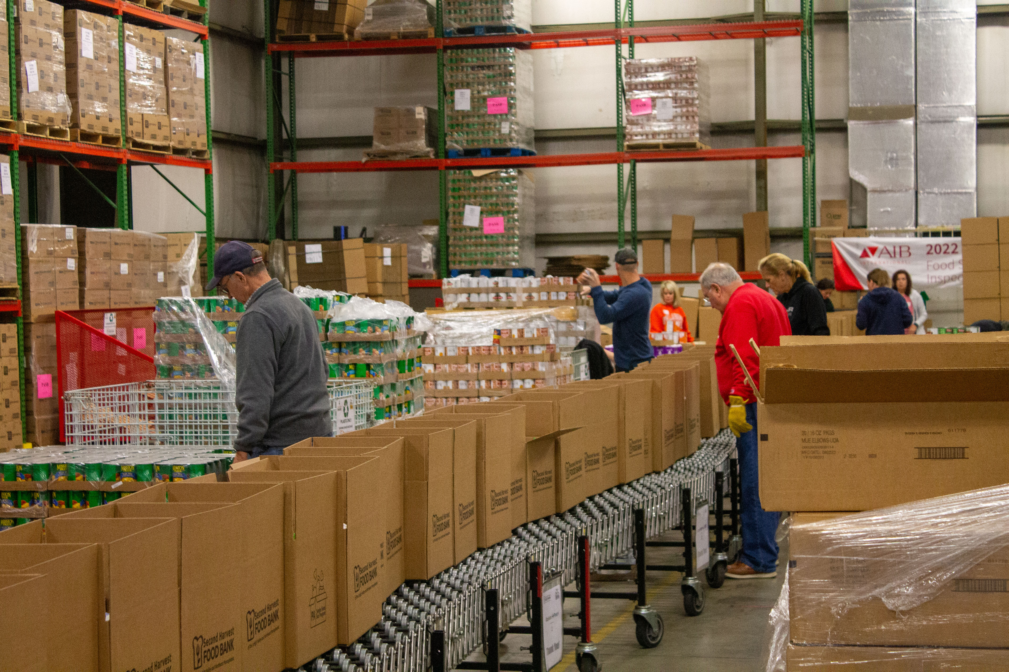 Volunteers at Second Harvest