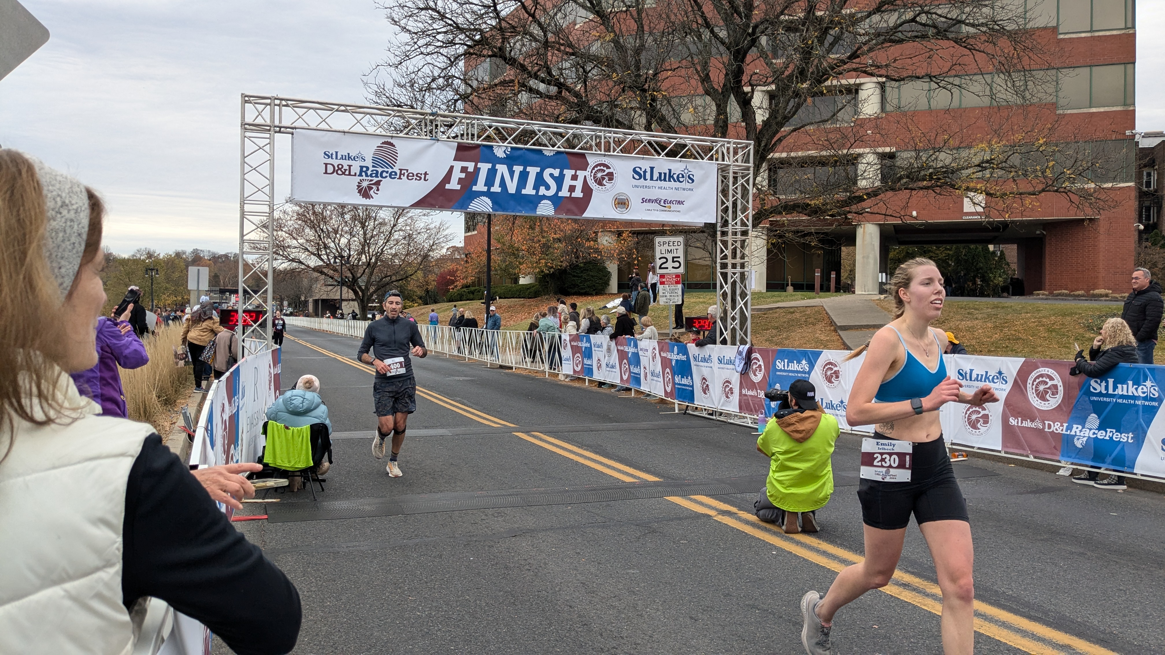 d&l racefest marathon finish