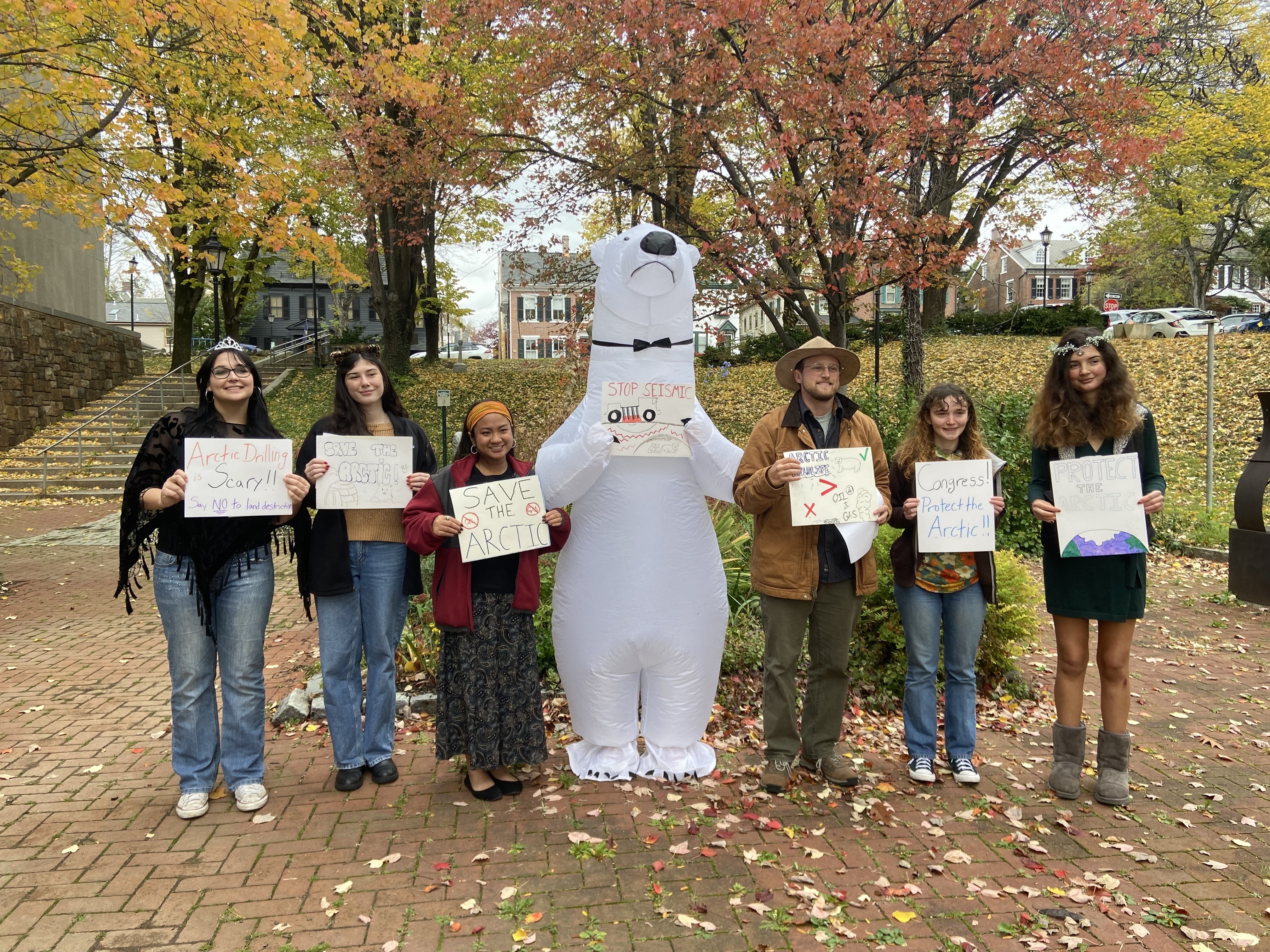 ‘More scary, more real than any ghost story’: Bethlehem protest calls on federal government to prevent Arctic drilling