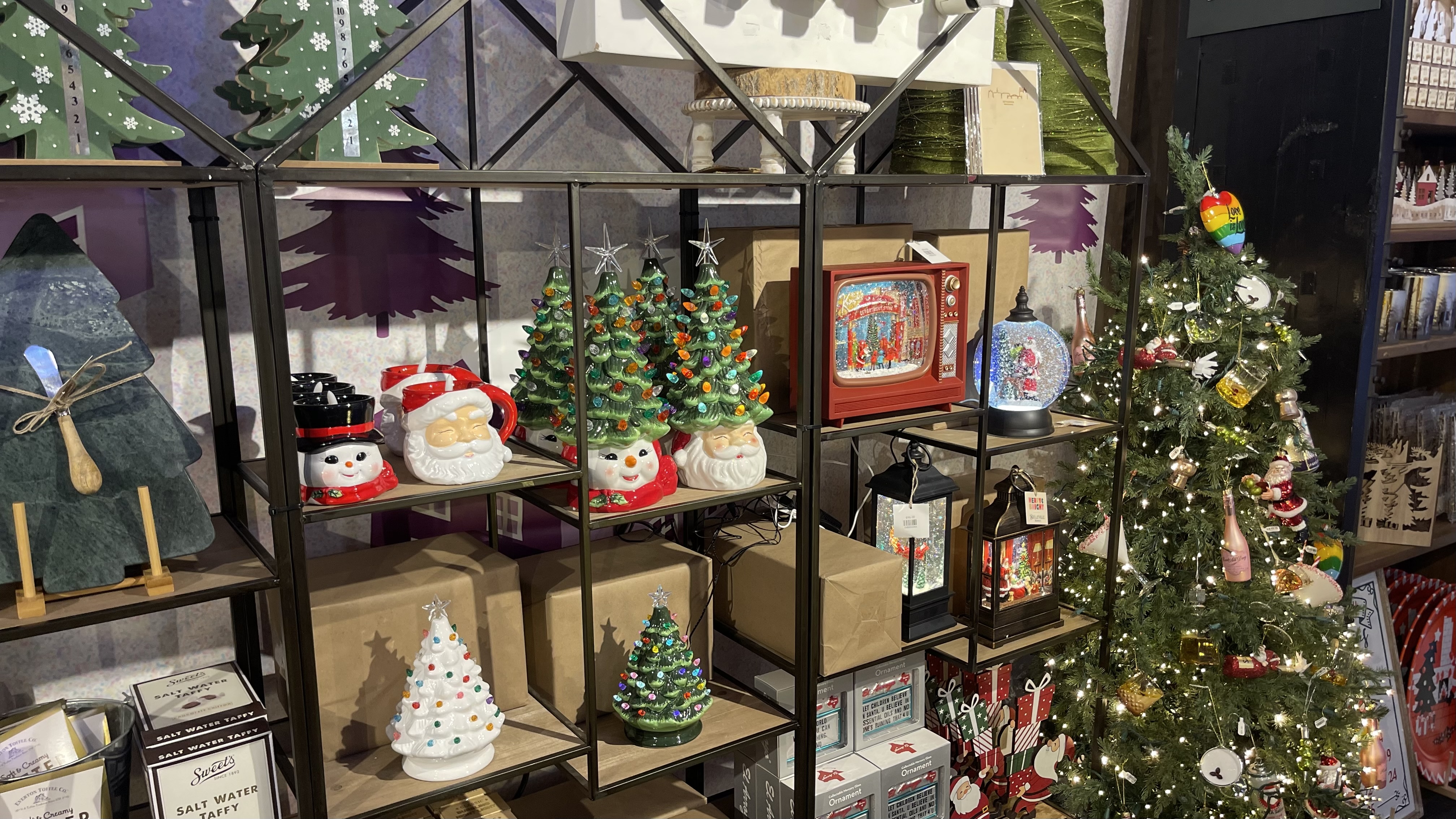 Christmas decor at Christkindlmarkt 