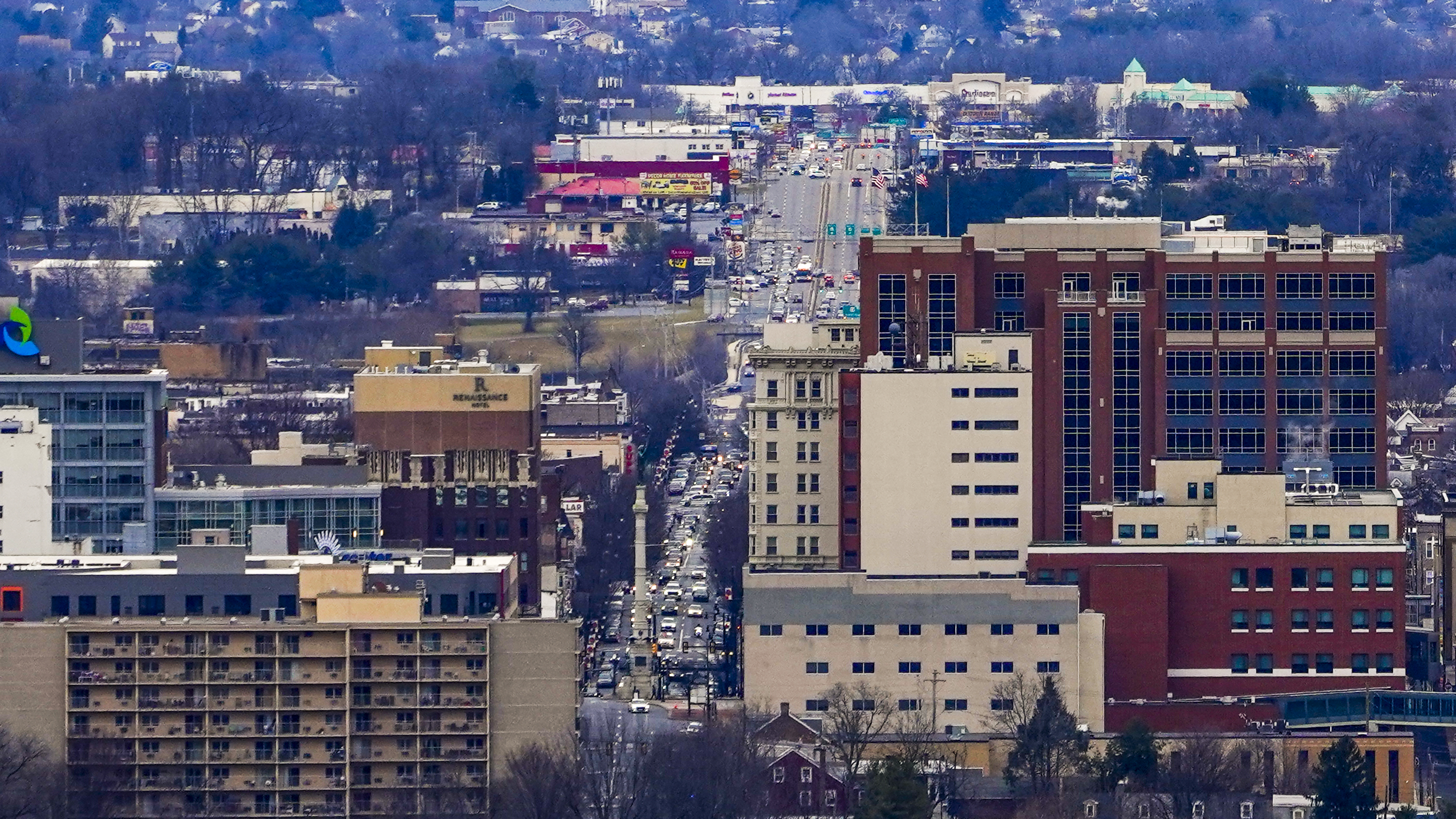 Allentown, Pa skyline view