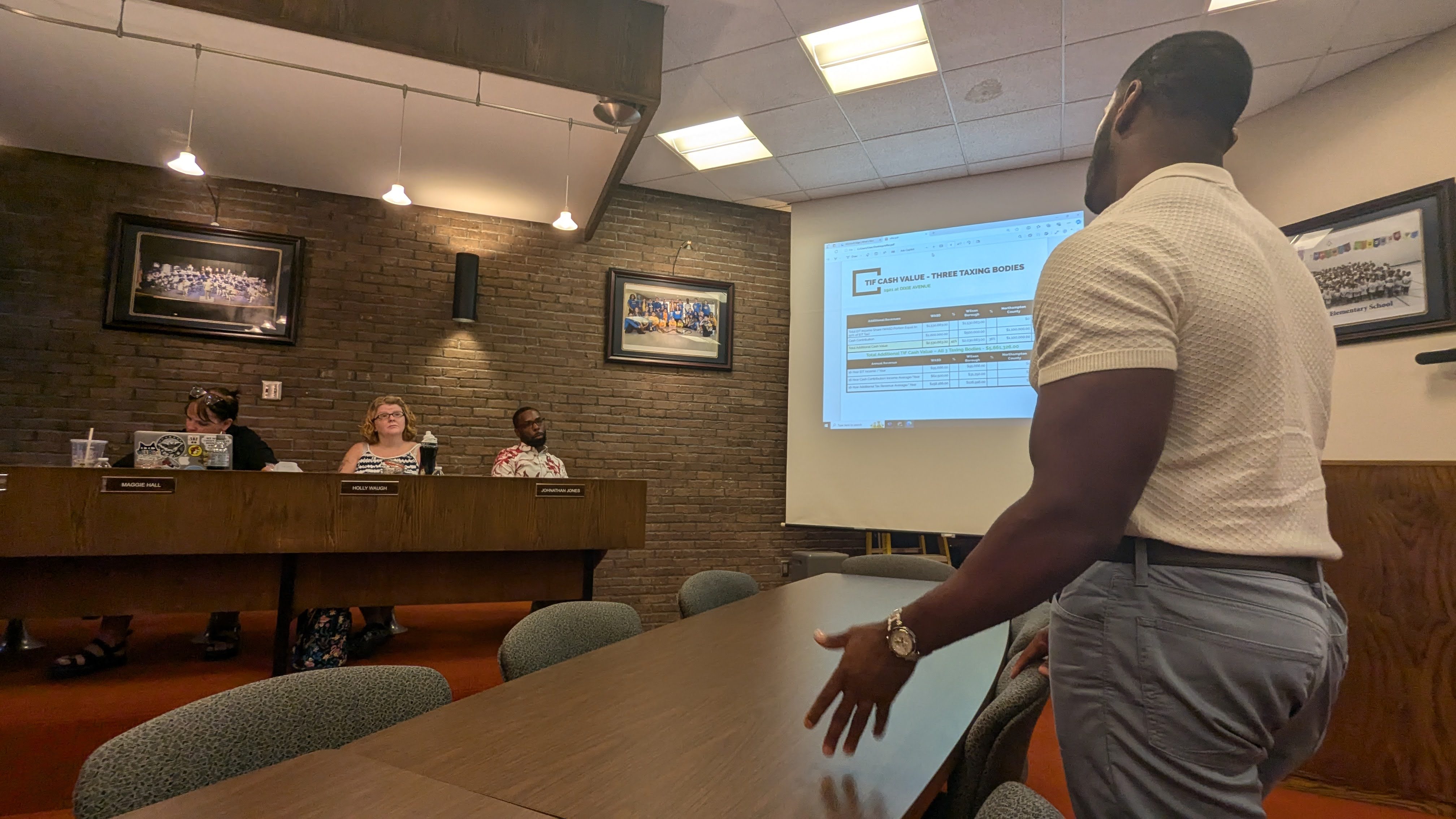 Wilson Area School District Board meeting
