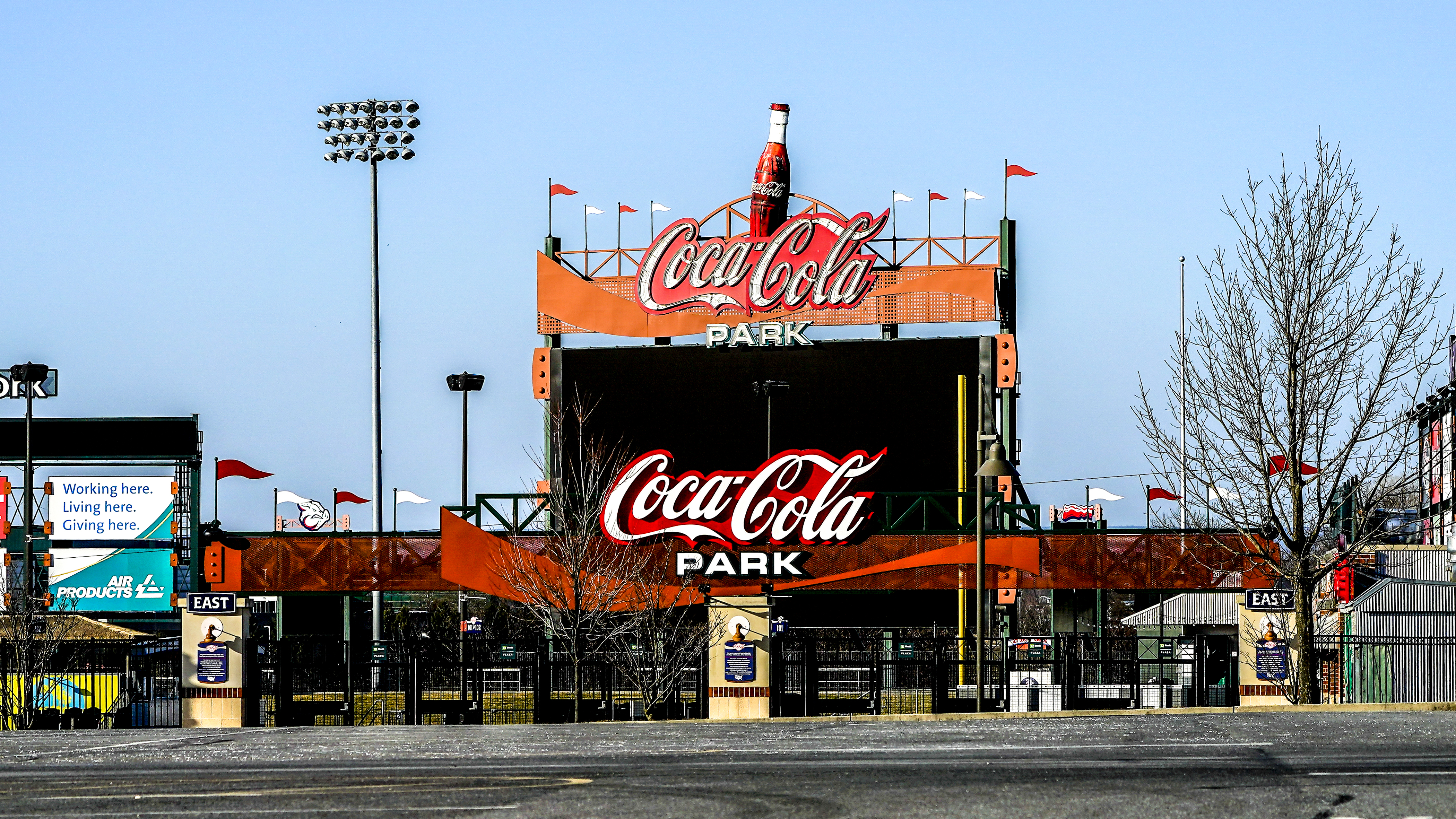Coca Cola, Coca-Cola Park, IronPigs, Allentown City Hall, Allentown Arts Park, Lehigh County Jail, prison, Allentown Center City, Lehigh Valley, Allentown School District