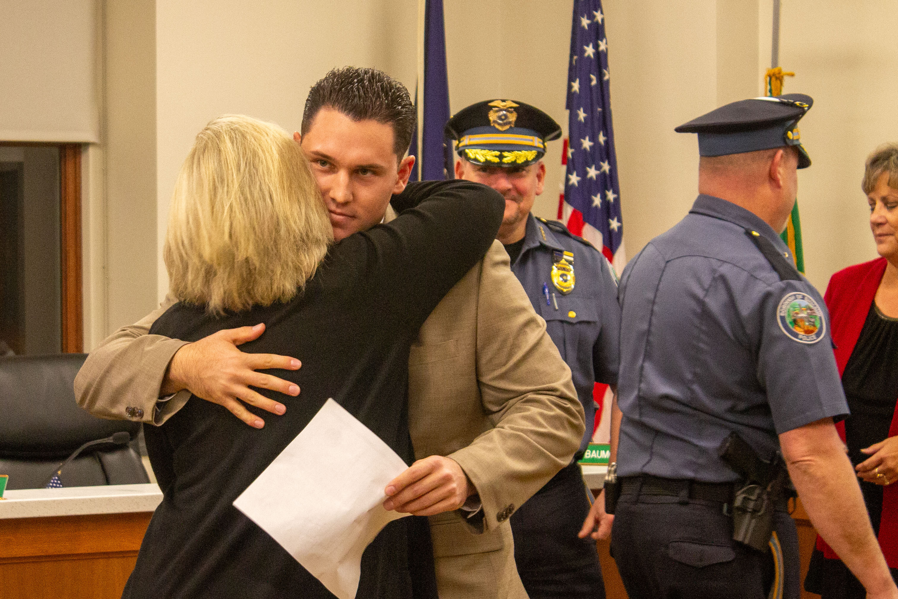 Matthew James Hutchins, Emmaus police officer