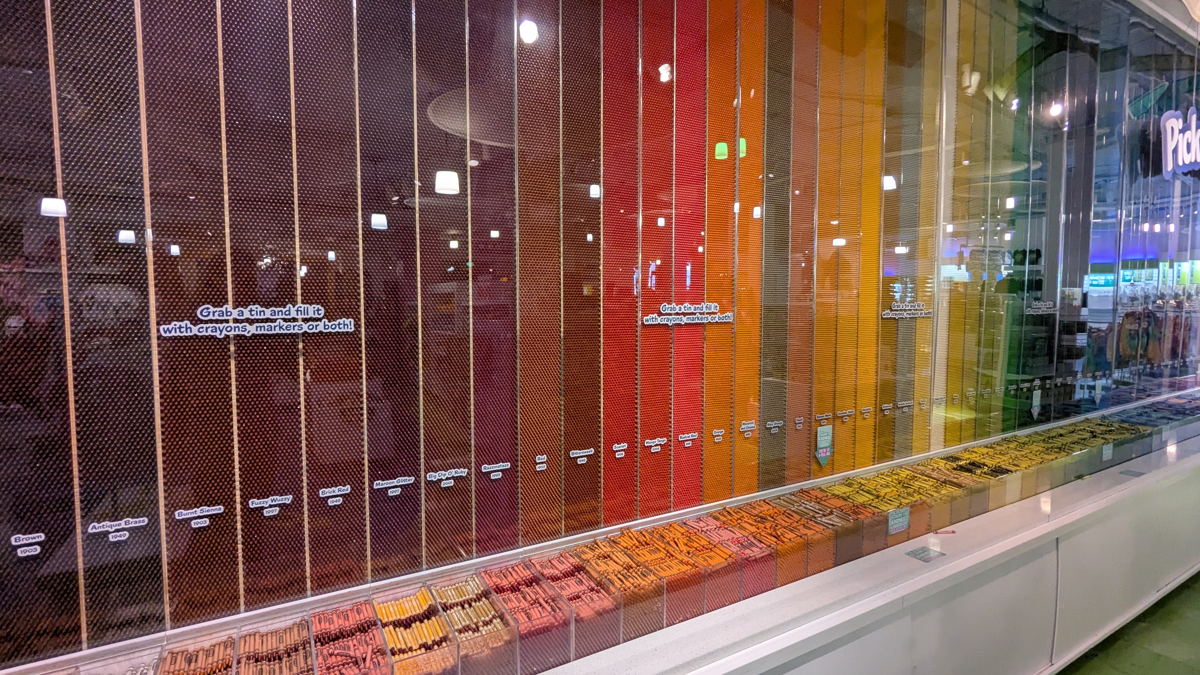 crayola crayon wall